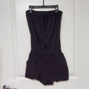 Motherhood Maternity Women's Black Strapless Romper Size S